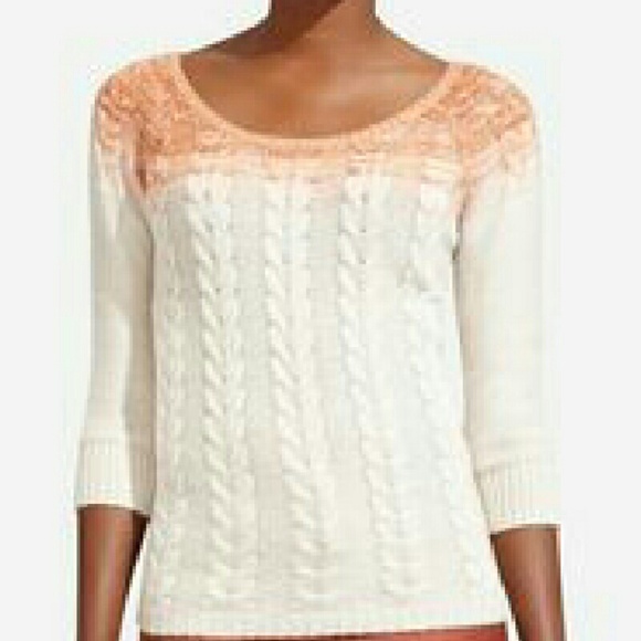 Ombre quarter lenth sleeve sweater