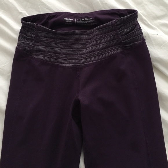 Reebok purple full length leggings