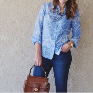 J Crew Boy Shirt in Over Size Paisley