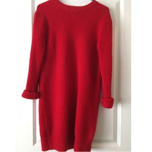 Michael Kors Red Sweater Dress