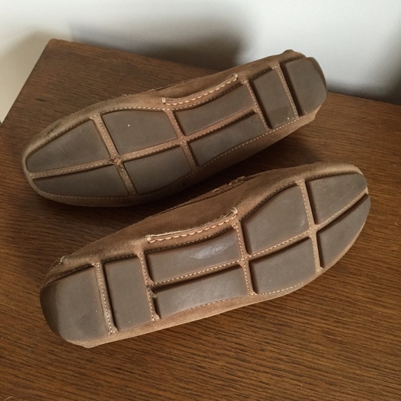 Prada Brown Suede Loafers - Picture 2 of 4