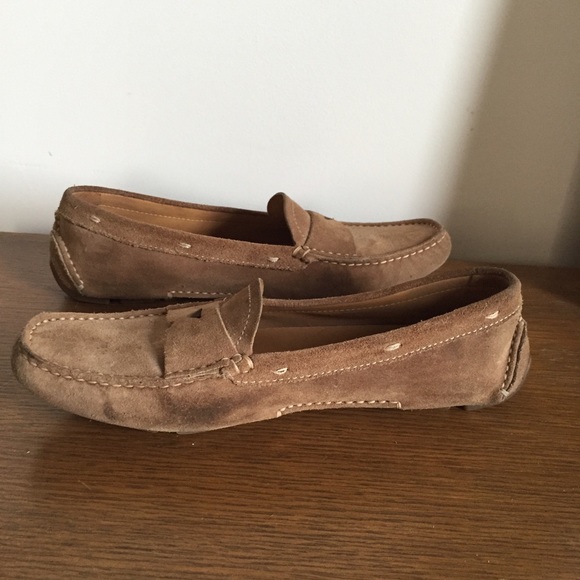 Prada Brown Suede Loafers - Picture 3 of 4