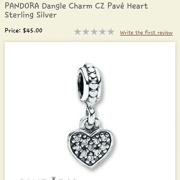 Pandora heart dangle