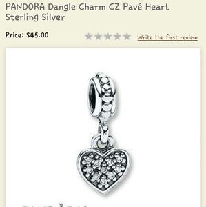 Pandora heart dangle