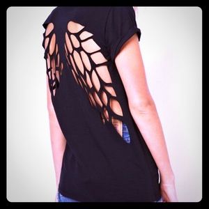 🆕🎉Black cutout back tee🎉🆕