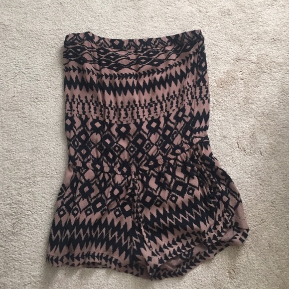 Tribal print romper