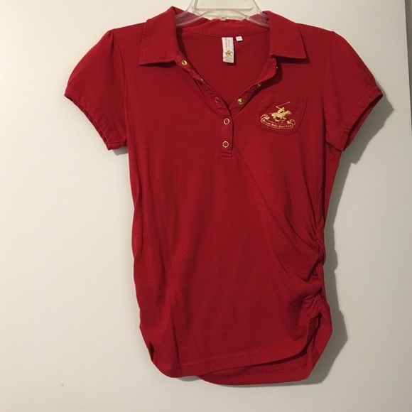 Beverly Hills Polo Club Red Polo Shirt