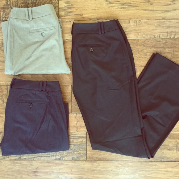 NWOT Set of 3 LOFT Julie (Curvy) Fit Dress Pants