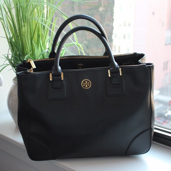 Authentic Tory Burch Robinson Double Zip Tote
