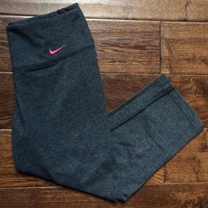 Nike Dri-Fit leggings- Gray- Size Small