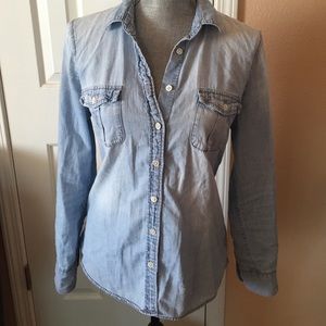 J Crew Chambray long sleeve shirt