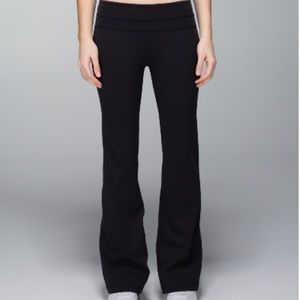 Lululemon Groove Pant with Pink Band