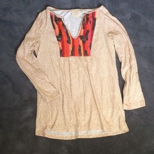 Anthropologie embroidered long sleeve
