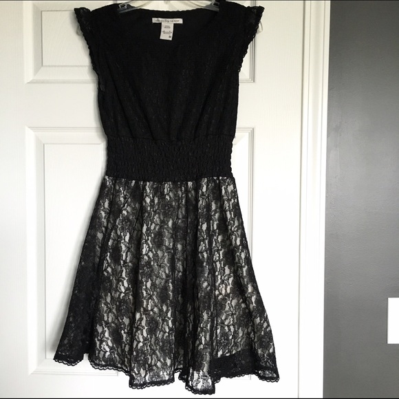 ⚡️sale⚡️ Black Lace semi-formal dress - Picture 1 of 2
