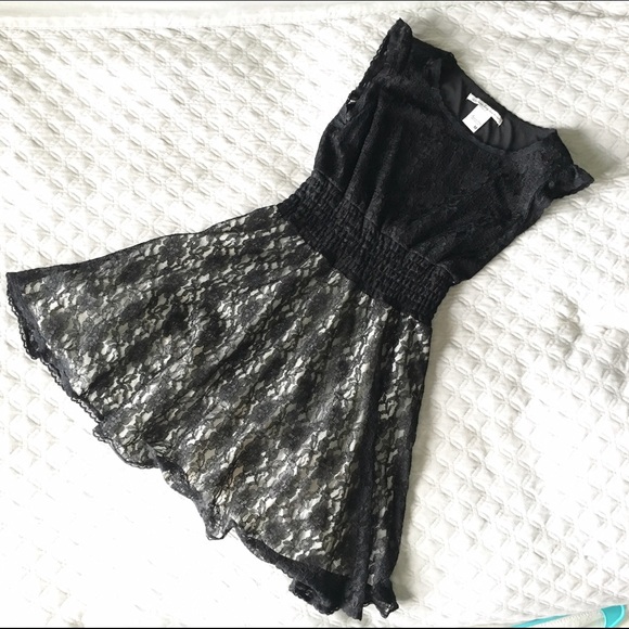 ⚡️sale⚡️ Black Lace semi-formal dress - Picture 2 of 2