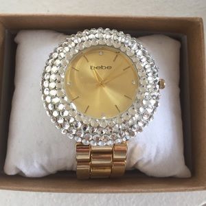 Bebe gold watch