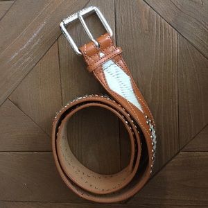 Michael Kors Calf Skin Studded Belt