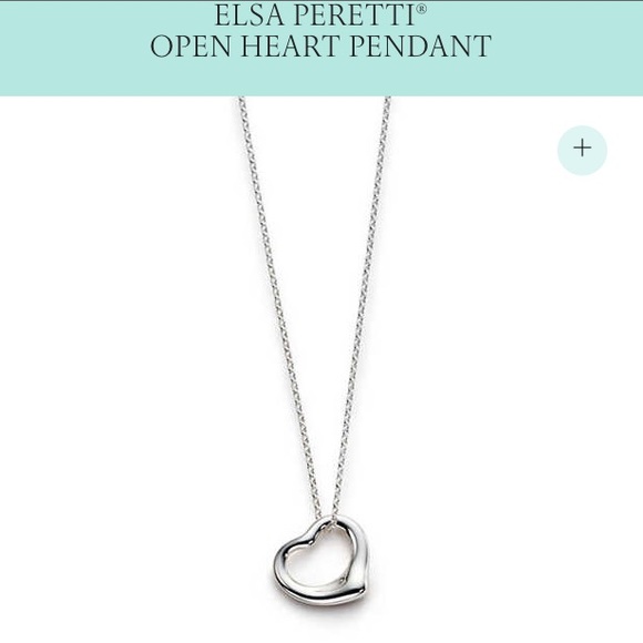 Tiffany and Co. Elsa Peretti Open Heart Necklace
