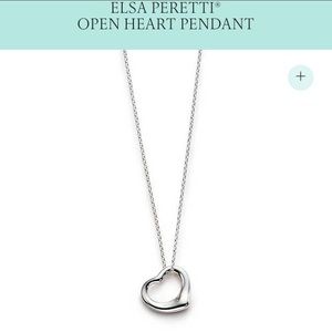 Tiffany and Co. Elsa Peretti Open Heart Necklace