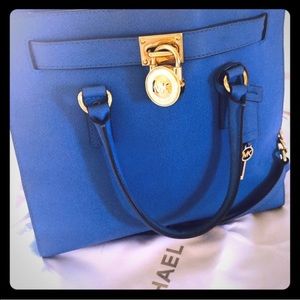 -LOWEST MARKDOWN-Michael Kors cobalt Hamilton
