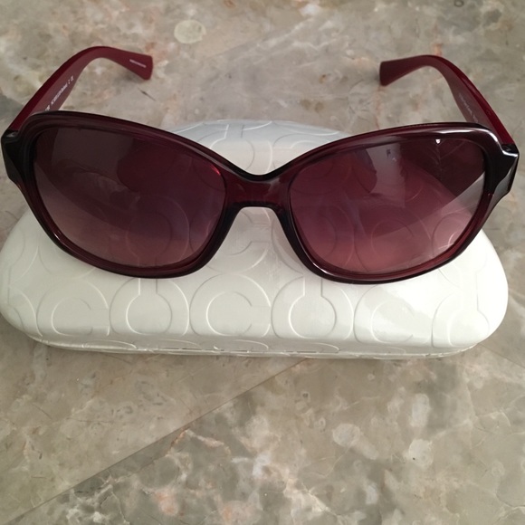 Authentic Coach sunglasses w/case