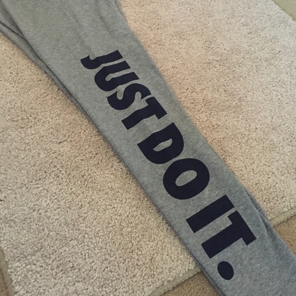 Nike Pants - Gray and dark blue Nike leggings