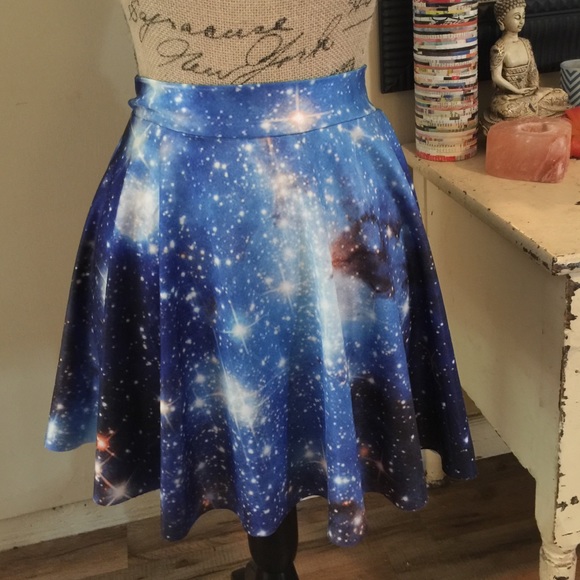 Dresses & Skirts - High waist Galaxy skater skirt