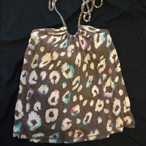 American Eagle halter with tie