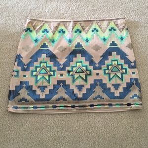 Women's Express sequin skirt