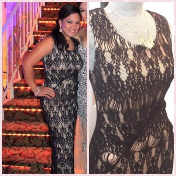 💥Rachael &Chloe Black Lace, Formal - Picture 1 of 4