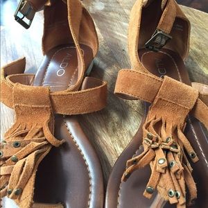ALDO suede sandals