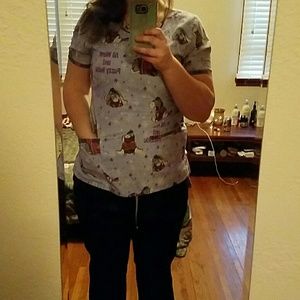 Eeyore scrub top