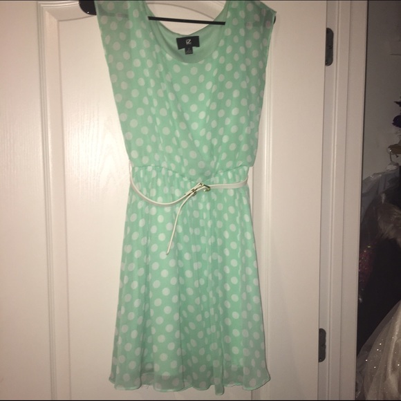 Greenish blue dress