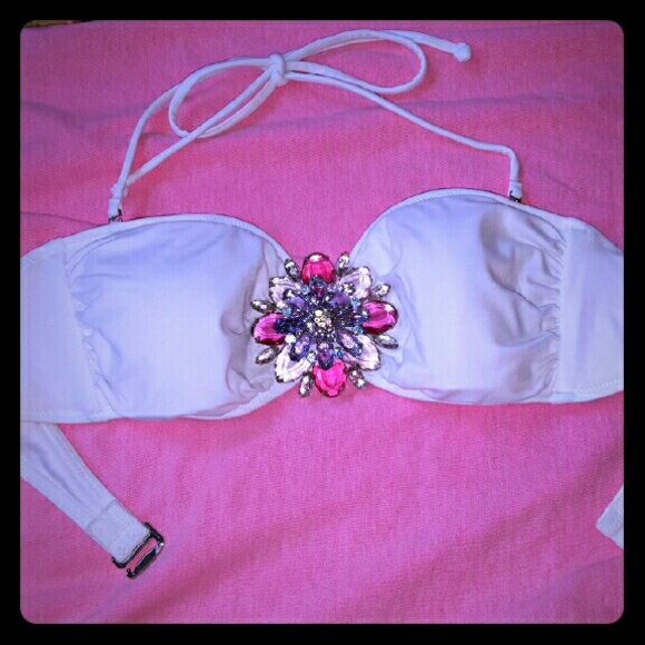 Victoria's Secret bandeau top with gems