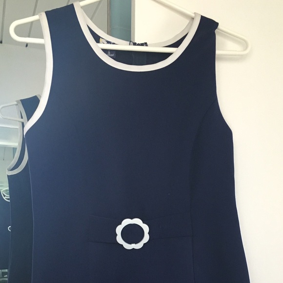 60's original blue dress