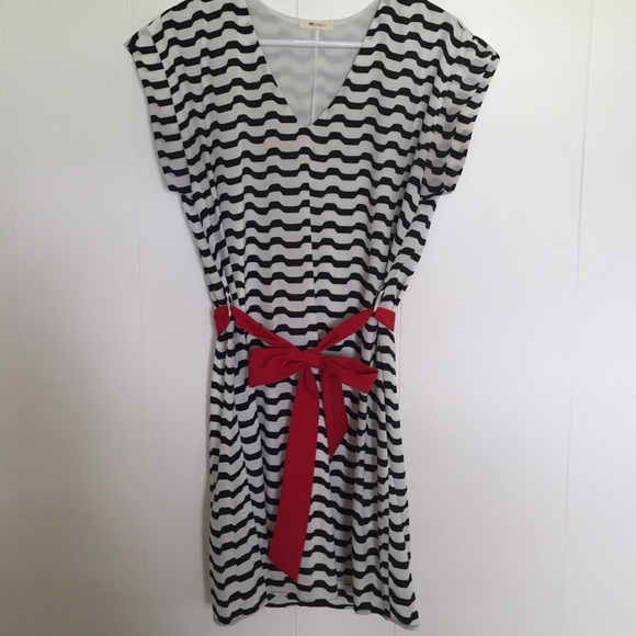 Red, Black, White UGA Gameday Dress