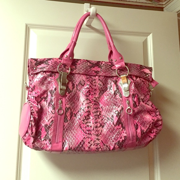 Pink Snake Skin purse