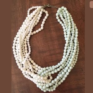 Anthro double Torsade necklace