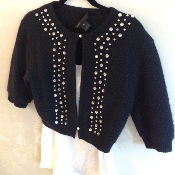 Marc Jacobs crop sweater with rhinestones!!
