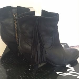 Flash Sale!! Sam Edelman Louie Fringe Bootie