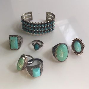Turquoise Bracelet and Ring Bundle