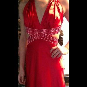 Red prom dress