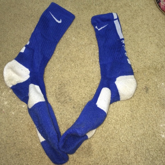 Blue bike elite socks