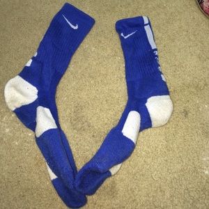 Blue bike elite socks