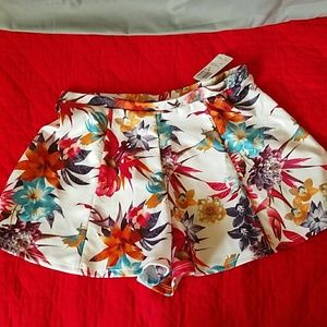 Floral Skort