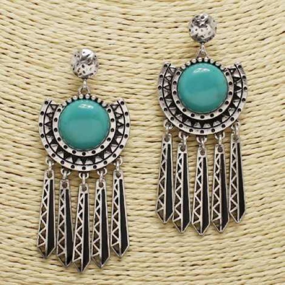 Silver earrings
