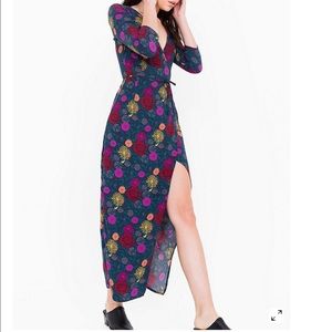 American apparel julliard wrap dress
