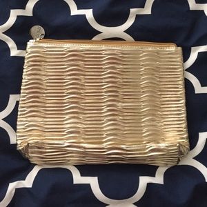 Large Gold Cosmetics Bag