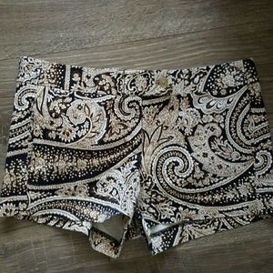 Excellent J Crew navy paisley shorts