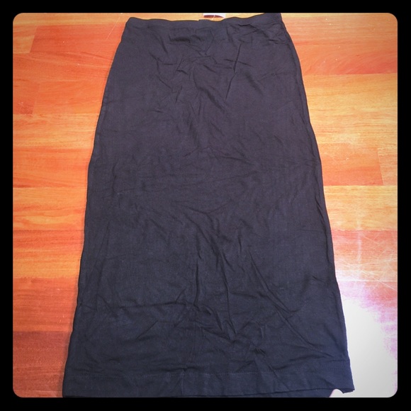 Black knee Length Pencil skirt